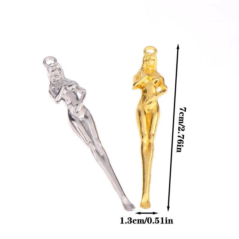 Gold/Silver Beauty Woman Ear Spoons Brass Portable Ear Cleaning Tool Ear Wax Removal Curette Tool Comes With Keyring