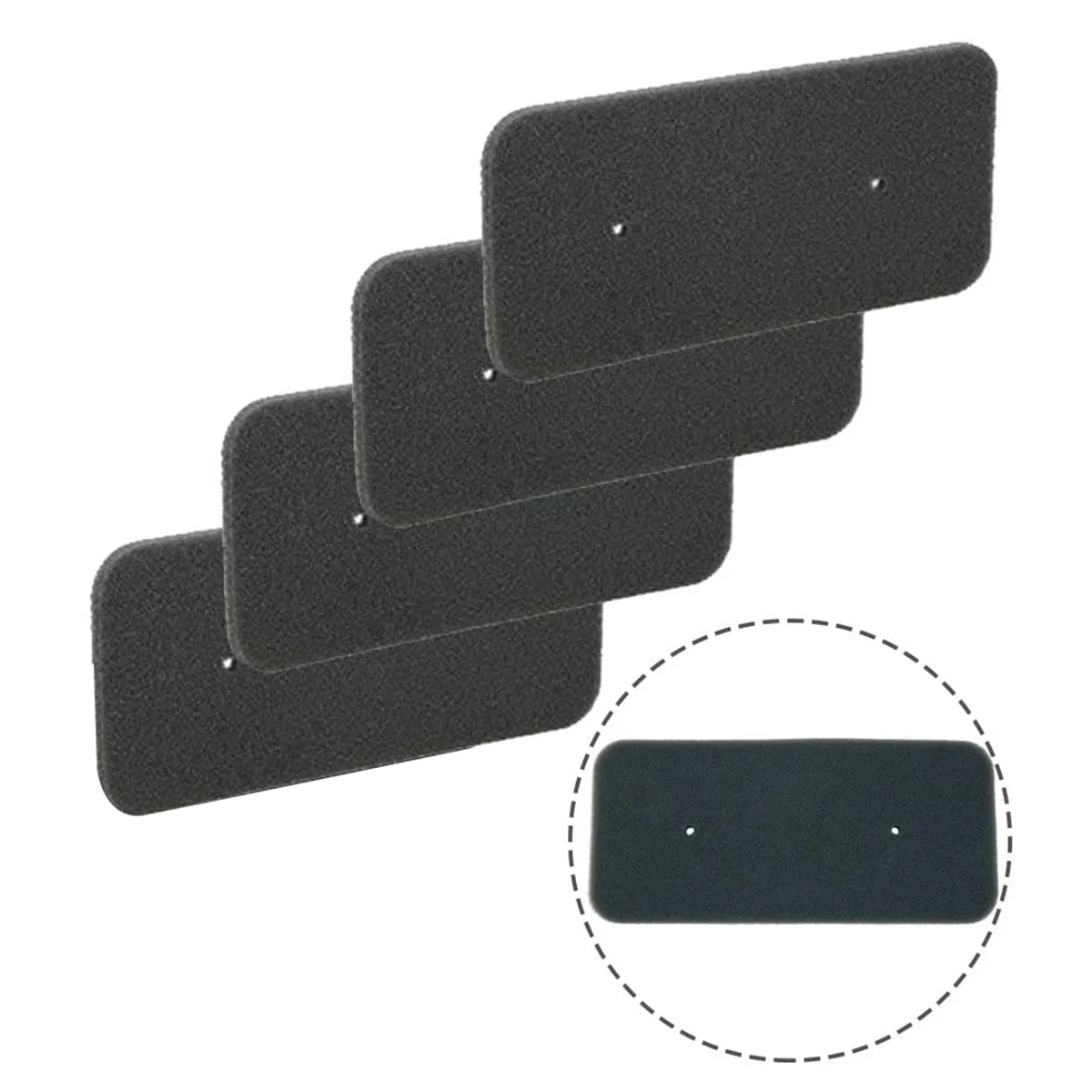 Substituição de filtros de secador de 4 unidades para Hoover/Candy Tumble Dryer Evaporador Filtro de espuma Peça de esponja 40006731 , QUENTE