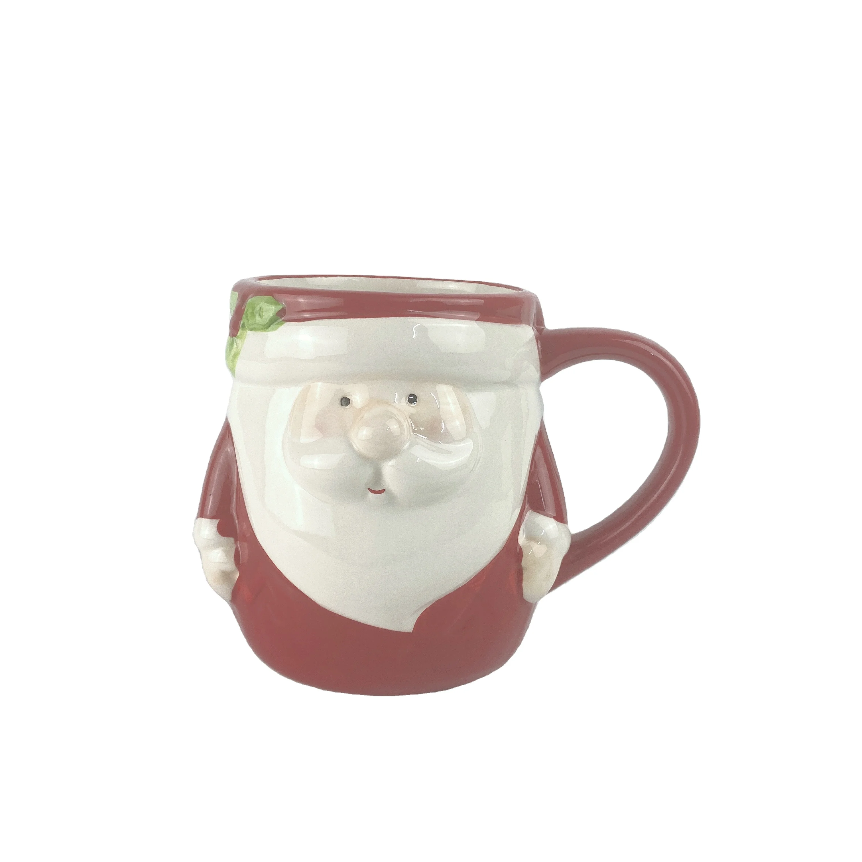 

Creative 3D Cup Personality Cute female ceramic Christmas cup Couple cup Student milk breakfast