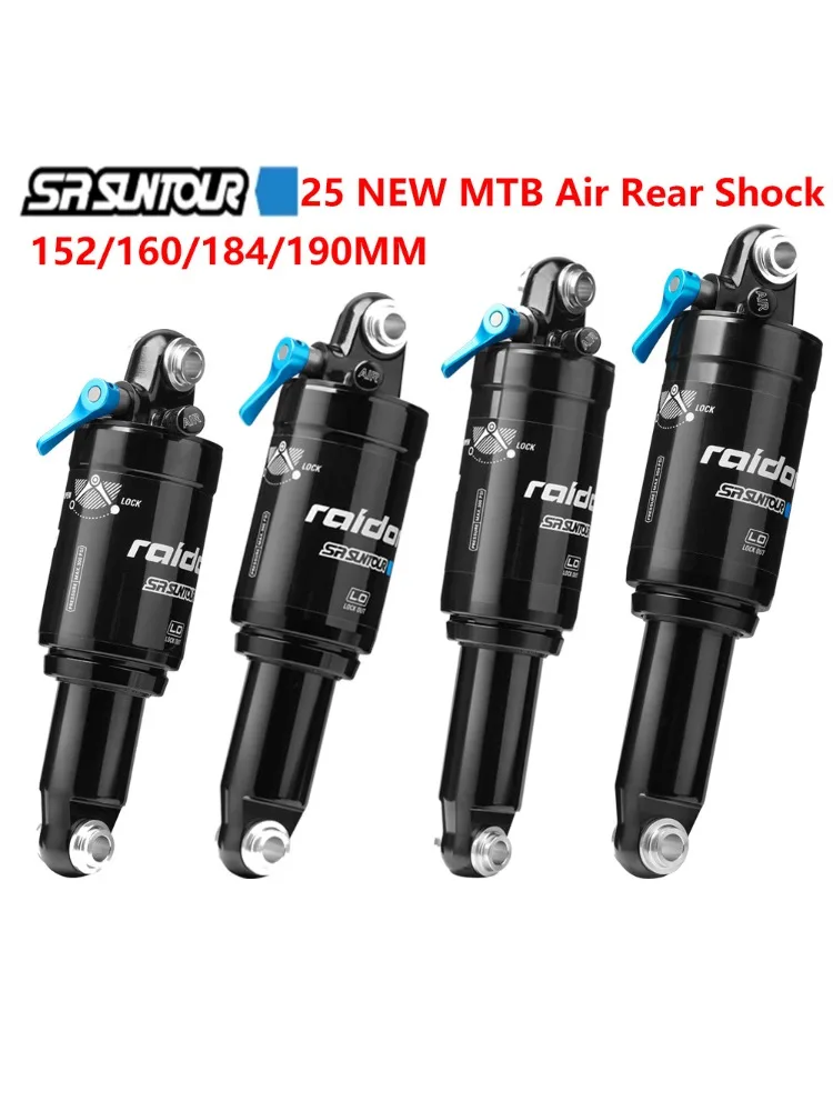 AliExpress ZTTO SR SUNTOUR Mountain Bike Air Rear Shock Hydraulic Speed Lockout 152/165/184/190mm MTB XC Air Suspension Absorber Rear Bladder