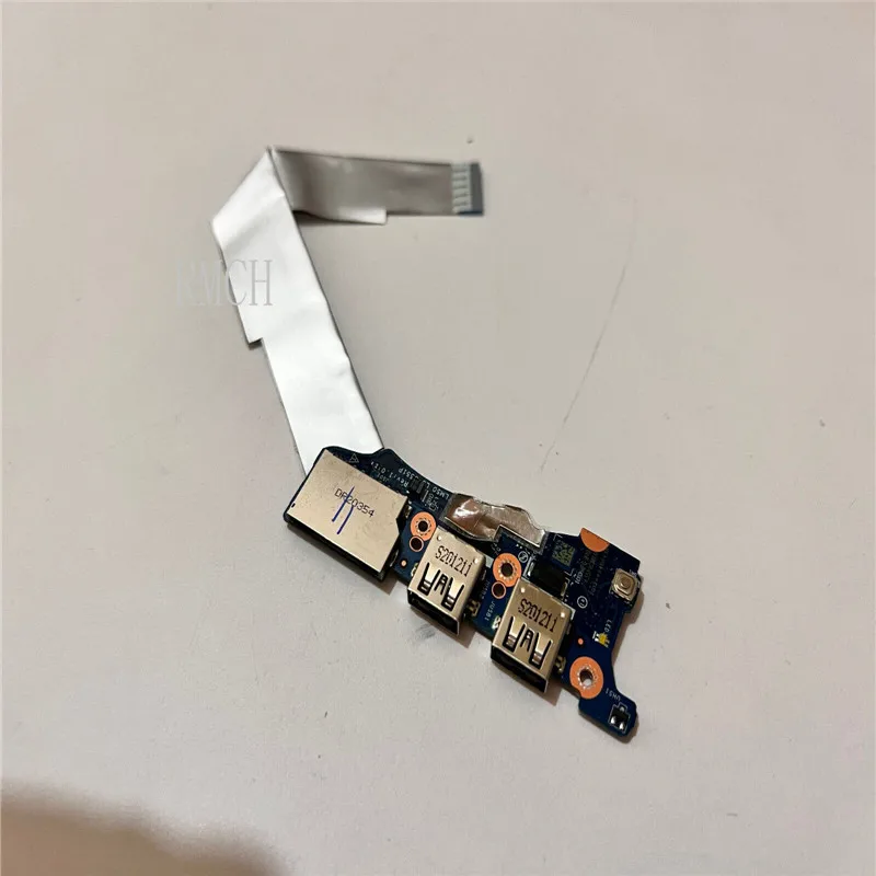 Original Genuine  LS-J551P  FOR Lenovo Ideapad 5 14IIL05 power button USB port board and cable Tested 100% Good