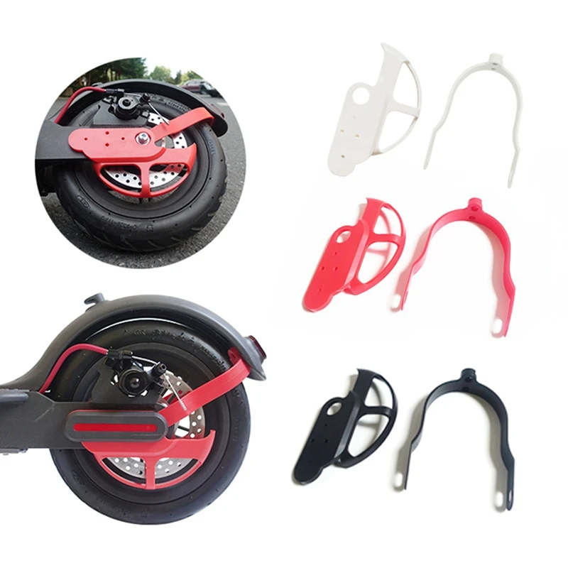 Brake Disc Guard Fenders Mudguard Bracket For Xiaomi M365 Pro/1S Red & Scooter Thumb Throttle Accelerator Silicone Case