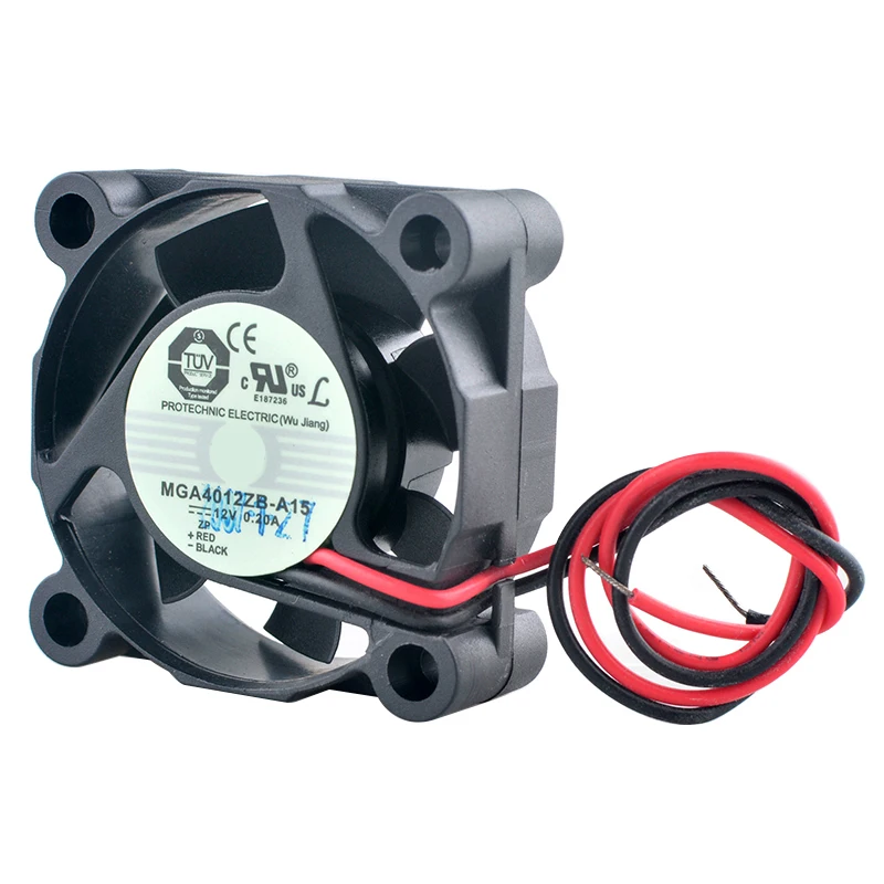 MGA4012ZB-A15พัดลม4ซม. 40มม. 0.20A DC12V 40x40x15มม. ตลับลูกปืนแบบคู่พัดลมทำความเย็นความเร็วสูงสำหรับแหล่งจ่ายไฟ