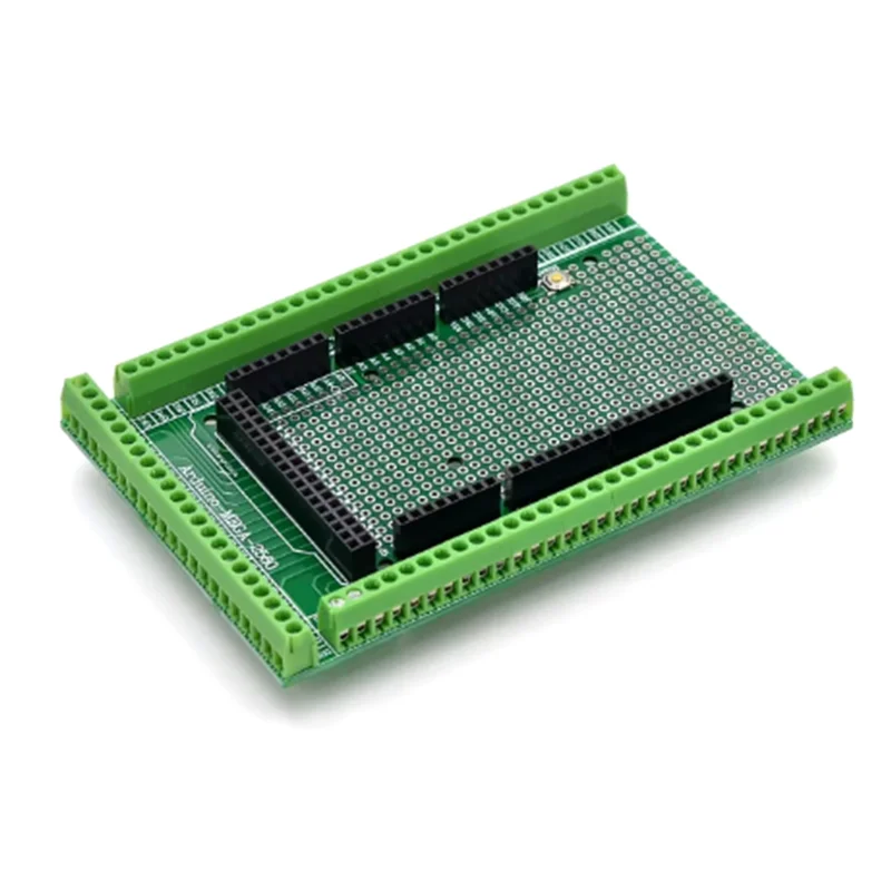 Compatible With MEGA2560 Double-side PCB Prototype Screw Terminal Block Shield Board Kit For Arduino Mega 2560 / Mega2560 R3