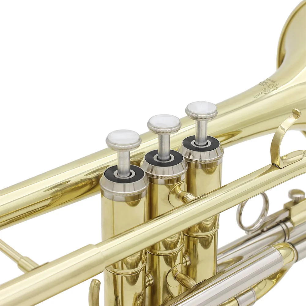 Image 3: SLADE Bb B-flat Cornet corps en laiton Cornet ensemble avec accessoires sac de rangement Instruments professionnels en laiton or argent Cornet