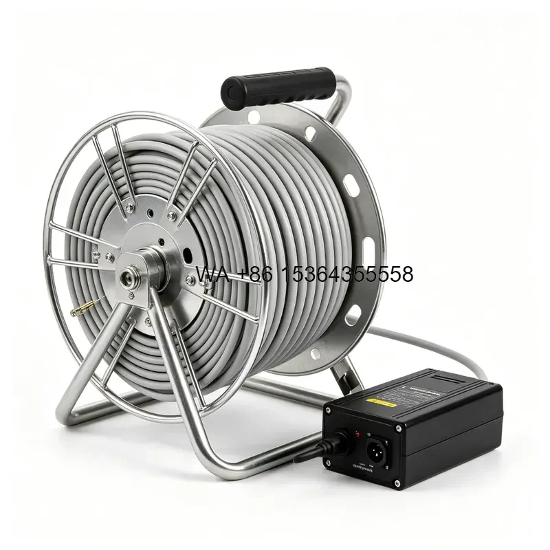 Wmwmnu for JZ50J-C Fire Emergency Luminous Guidance Line 50M Cable Reel Control Box Set Underground Rescue Evacuation