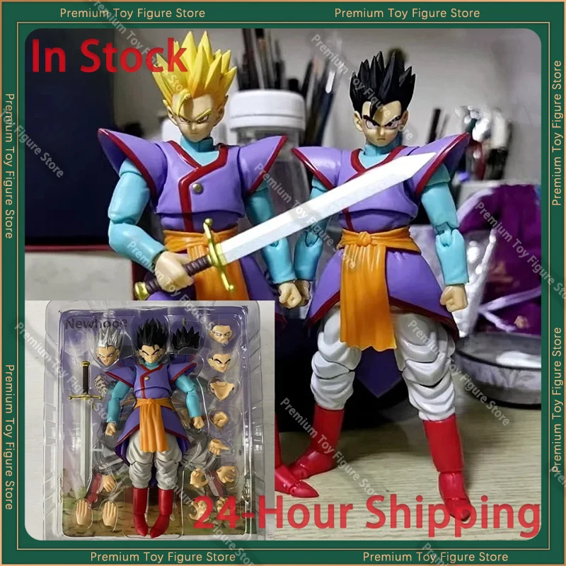 

In Stock Shf Dragon Ball Anime Figures Kaioshin Son Gohan Action Figure Supreme Kai God of Creation Pvc Model Toys Gifts