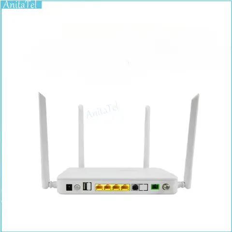 XPON ONU GEPON 2.4G/5.8G Dual-Band WIFI With Multi-SSID CATV RF OUT 4X1G TR069 IPV4 IPV6 FTTH Fiber Optic Equipment