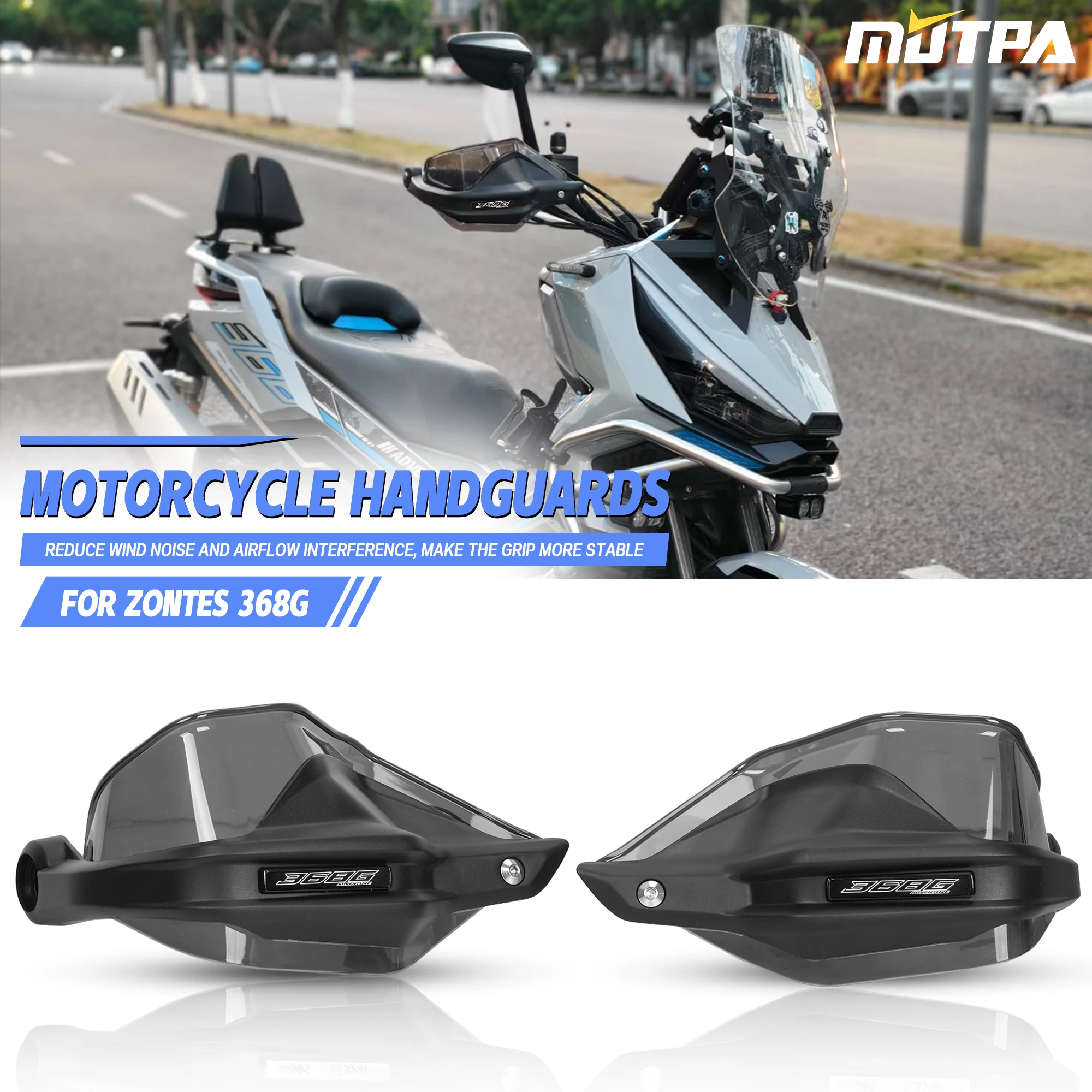 For Zontes 368G G368 368 G Handguards Handlebar Guard Windshield Motorcycle 368G Handguard Shield Lever Protective Cover