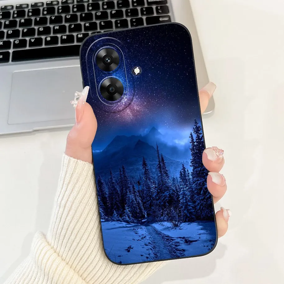 Case For Realme Note 50 Cover RMX3834 Shockproof Funda Cool Painted Soft Silicone Phone Case For Realme Note 60 Note60 TPU Pouch image 2