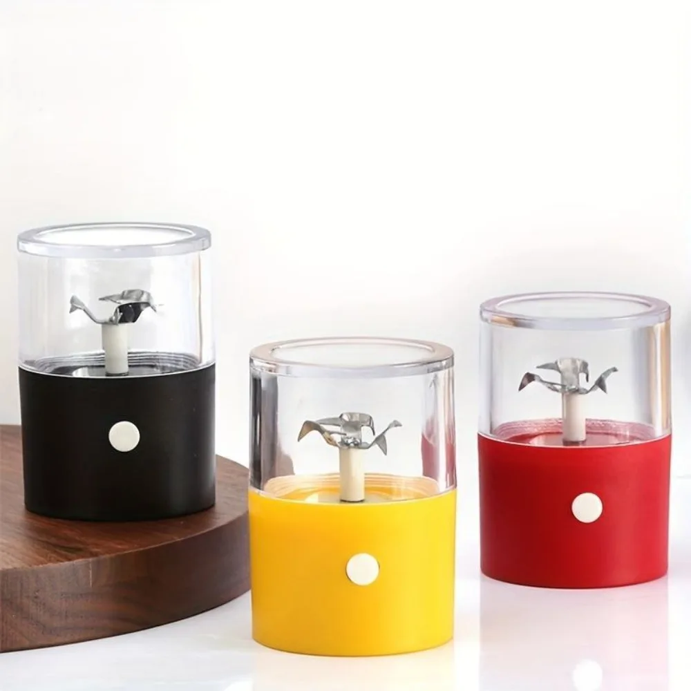

USB Charging Electric Herb Grinder High Hardness Blade Acrylic Herb Crusher Efficient Labor-saving Grass Shredder Household