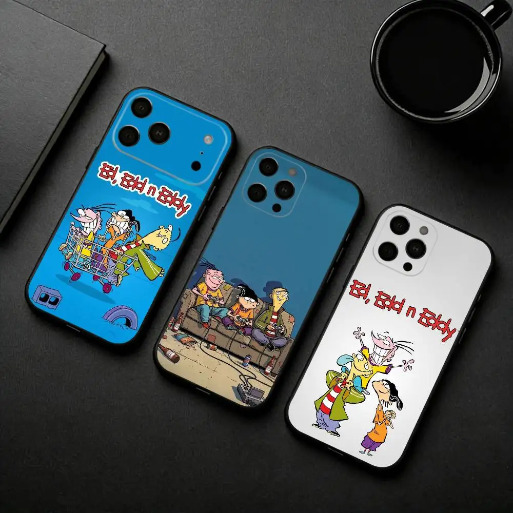 

Funny C-Cartoon-N E-Ed E-Edd n Eddy Phone Case Silicone Soft For IPhone 17pro 16 15 14 13 12 11 X XR Plus Pro Max Plus
