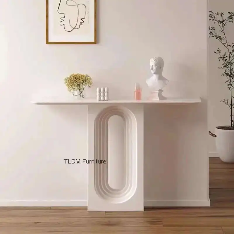

Trendy Design Hallway Table Nordic Unique Elegant Beauty Corner Table Delicacy Italian Tabel Console Hallway Table Furniture