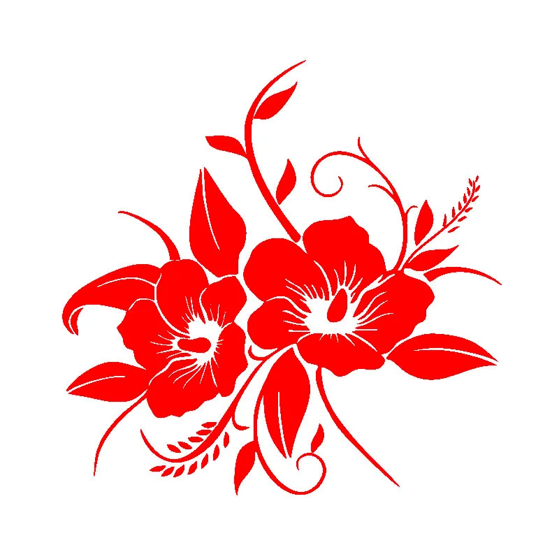 Tender and Beautiful In Full Bloom Flower Design Car Sticker Automobiles Motorcycles Exterior Accssories Vinyl Decals