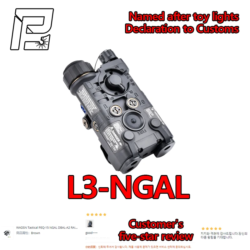 NGAL Nylon Full Function L3-NGAL Laser indicator AR15 flashlight tactical airsoft accsesories MAWLC1 PEQ PEQ-15OGL DBAL-A2 20MM