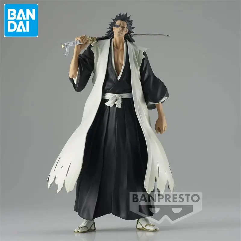 Banpresto Bleach Solid and Souls Zaraki Kenpachi Hitsugaya Toushirou Anime Figure Collectible Action Model Toys Festival Gift