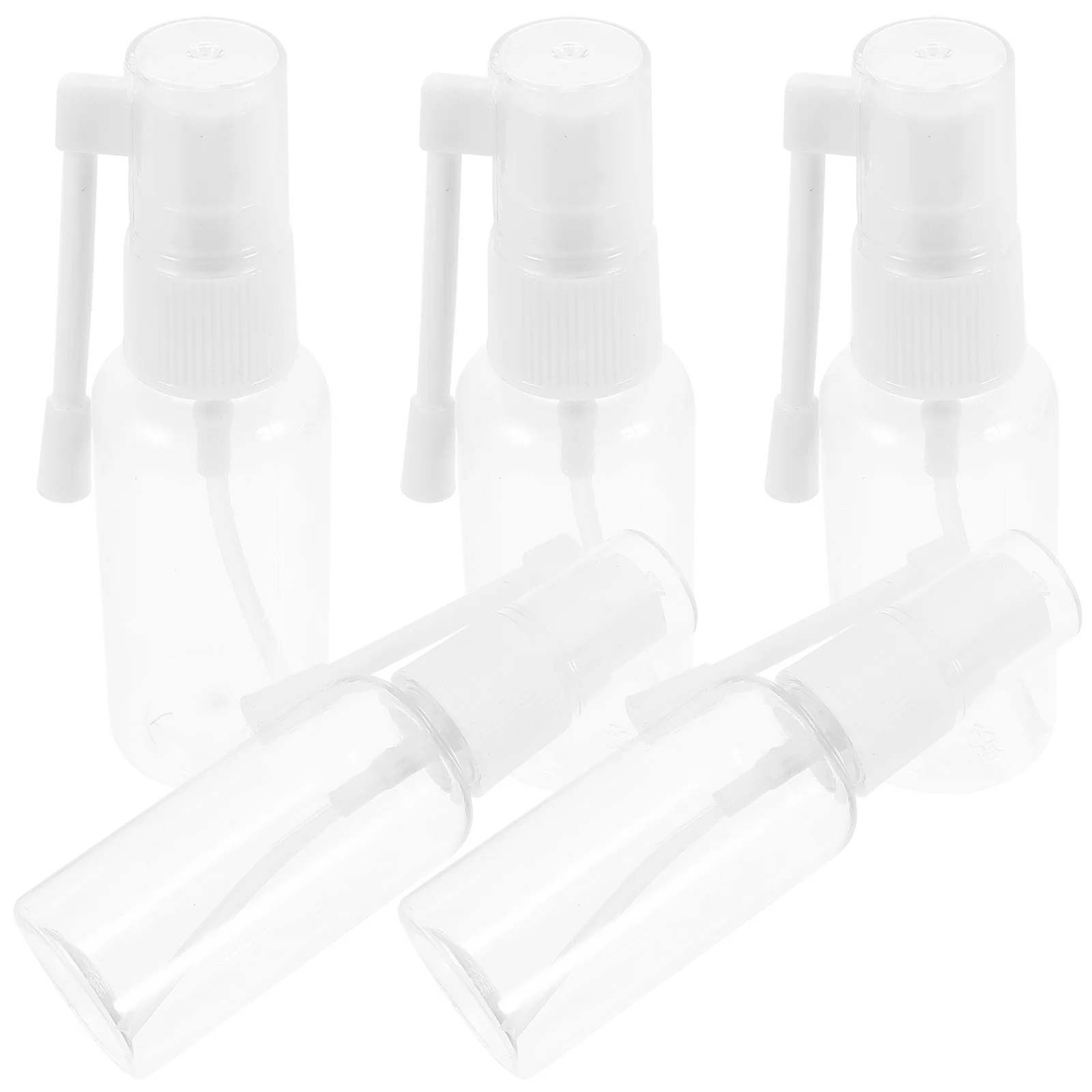 5 قطعة 30 مللي زجاجة رذاذ دوارة البلاستيك زجاجة غسيل الأنف للسفر إعادة الملء زجاجات فرعية صغيرة الأنف المالحة