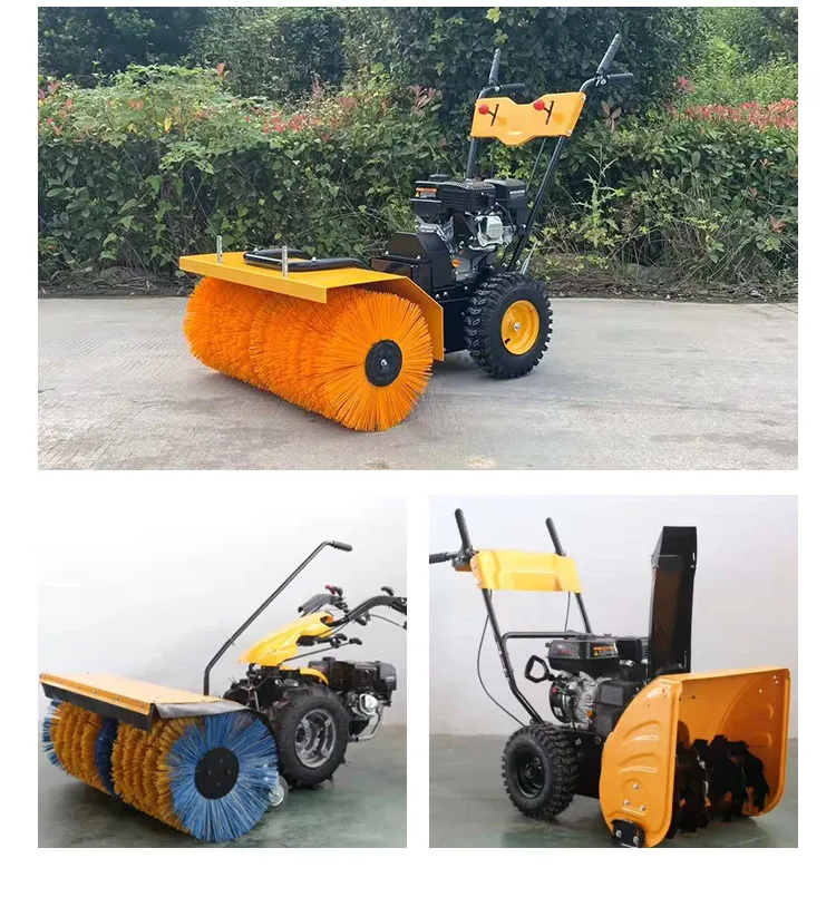 

Компактный снегоуборщик с ручным управлением для уборки снега с подъездных дорог и территорий дома