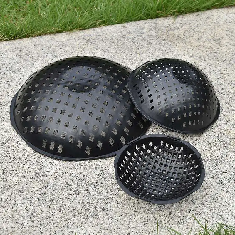 20 قطعة صينية وعاء الزهور الزهرية أسفل شبكة حصيرة زارع النبات مانعة للتسرب تنفس الصرف طوقا منع فقدان التربة وسادة شبكية #6