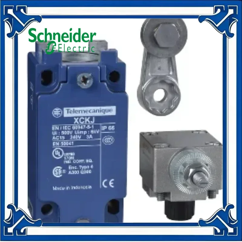 

XCKJ10511H29 = ZCKY11C + ZCKE05C + ZCKJ1H29C Limit switch XCKJ - thermoplastic roller lever - 1NC+1NO