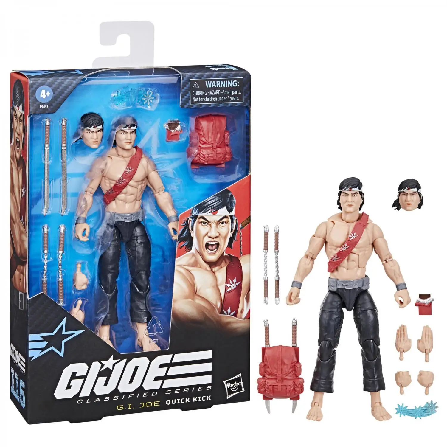 G.i. Joe Classified Series #114, Big Boa, Collectible 6-Inch Action Figure with 5 Accessories Collectible Figure Toy Gift