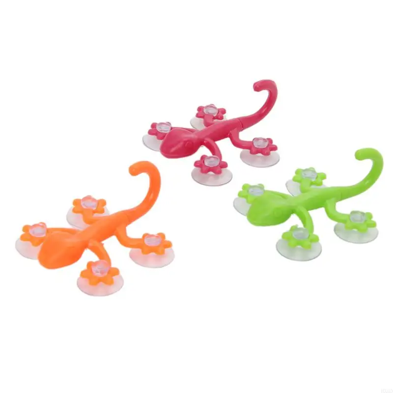 HX6D Plástico poderoso Plástico Quatro xícara sucção gancho parede decoração banheiro