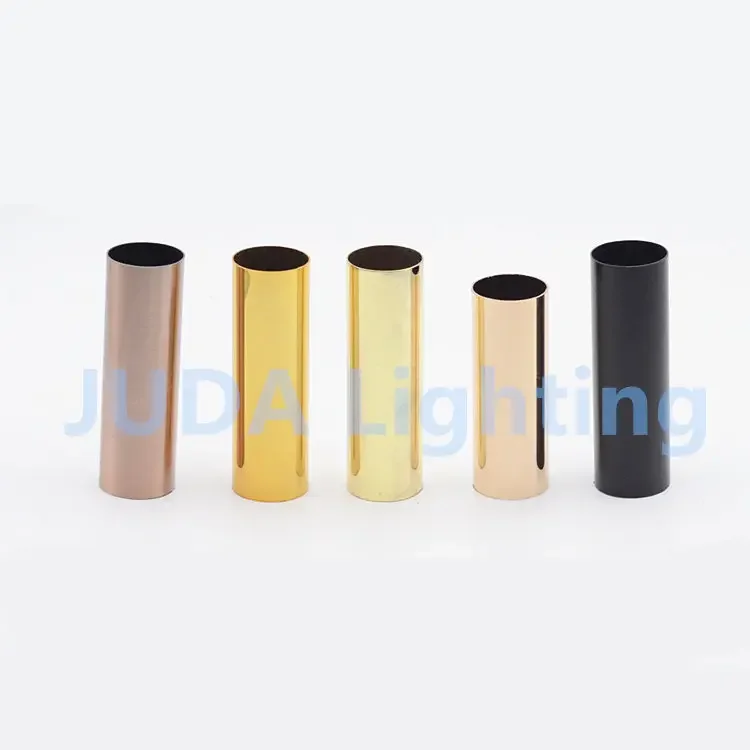 Decoration Casing Pipe Connection Straight tube Lamp base wall lamp tube for led Crystal chandelier pendant light candle lamp