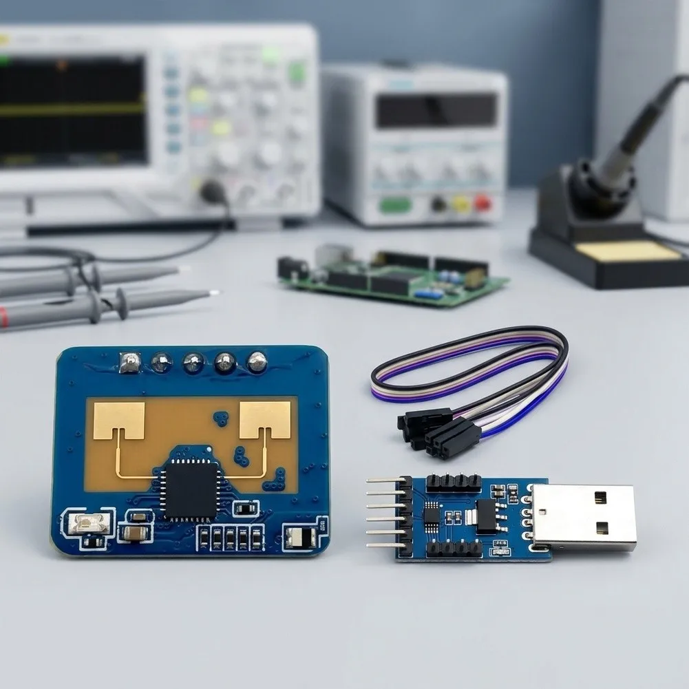 Ld2410C Millimeter Wave Sensor 24GHz FMCW Human Presence Detection With UART For For Smart Home for iot Automation