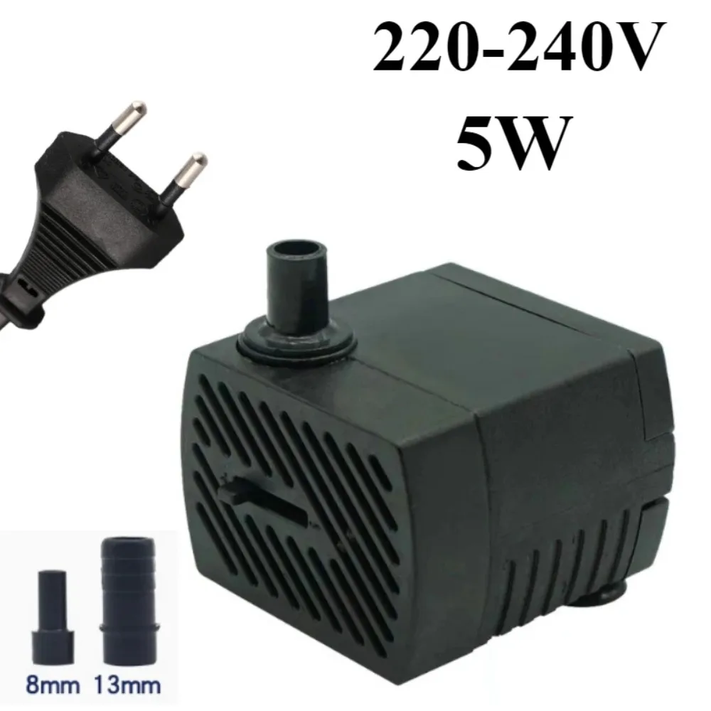Small Submersible Water Pump Quiet Aquarium Fountain Pump Mini Hydroponic Water Pump For Fish Tank Garden Waterfall