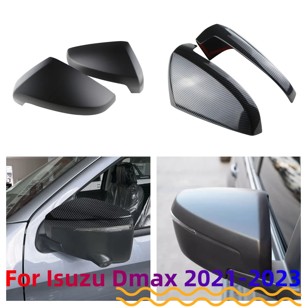 

Car Rear View Mirror Cover for Isuzu Dmax D-max 2021 2022 2023 Rearview Mirror Sticker Decoration ABS Protector Accessories