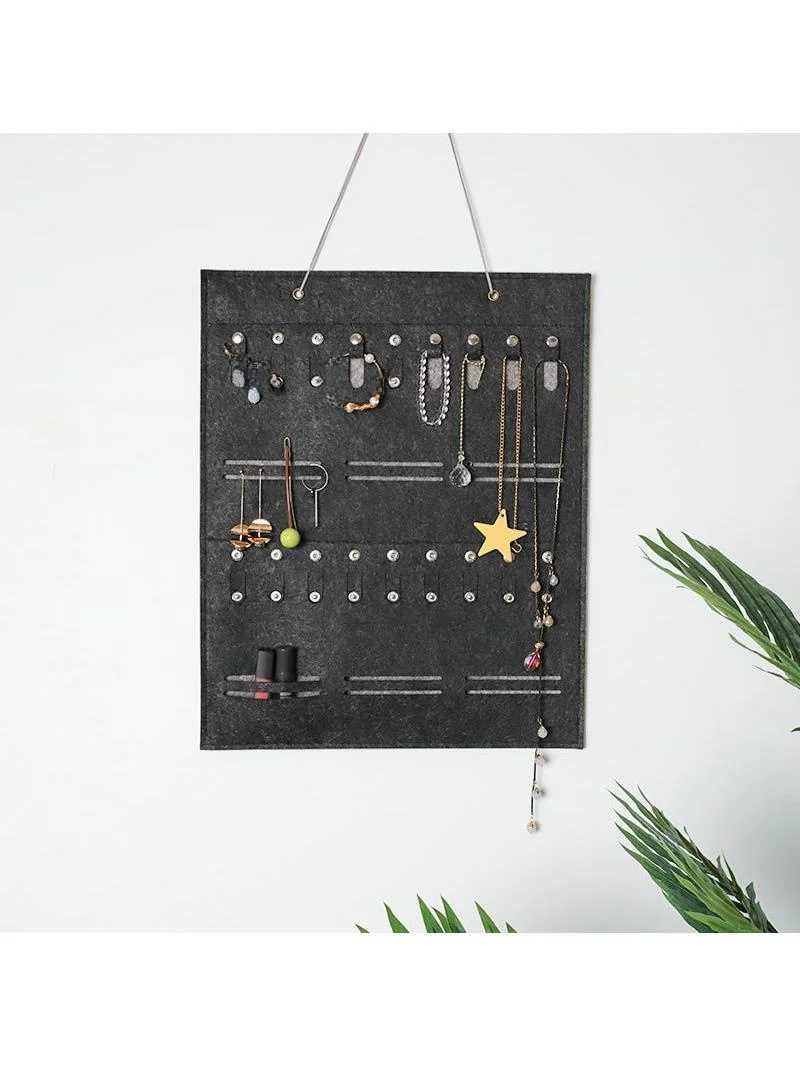 

Настенный органайзер для хранения очков и украшений из фетра, настенная сумка-органайзер из нетканого материала для дома