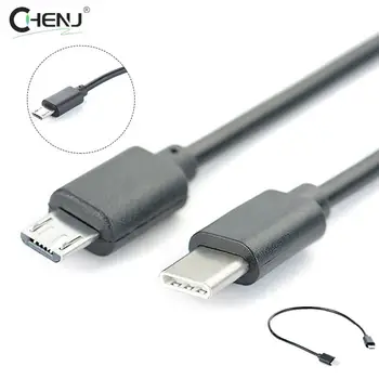 1 adet C tipi USB-C mikro USB kablo mikro B USB tip C kablosu erkek hızlı şarj veri kablosu 30/100cm