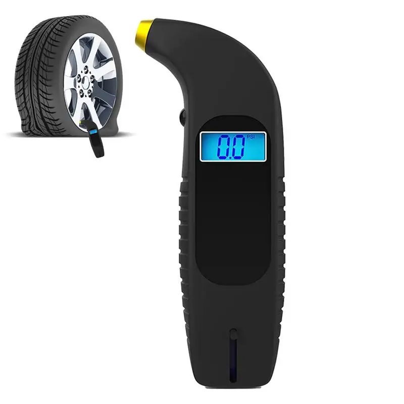 

Tire Pressure Gauge For Cars 2-in-1 Car Tire Pressure Test With LCD Screen Bike Tire Gauge Tread Gauge Tool Accuracy Improvement