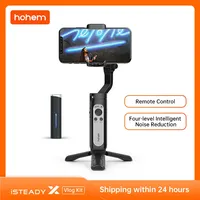 Hohem iSteady X Vlogger Kit Wireless Lavalier Microphone Gimbal 3-Axis Handheld Stabilizer for Smartphone