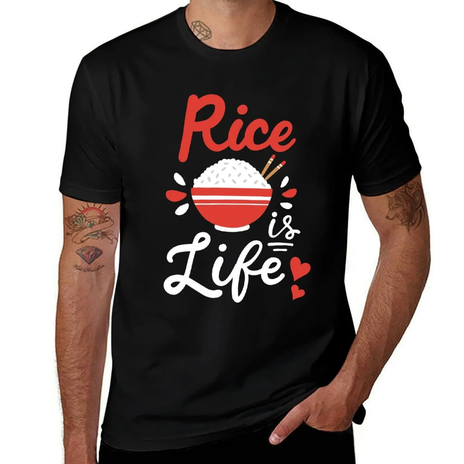 

Rice Asian Food Filipino T-Shirt t shirts designer man t shirts graphic T-Shirt