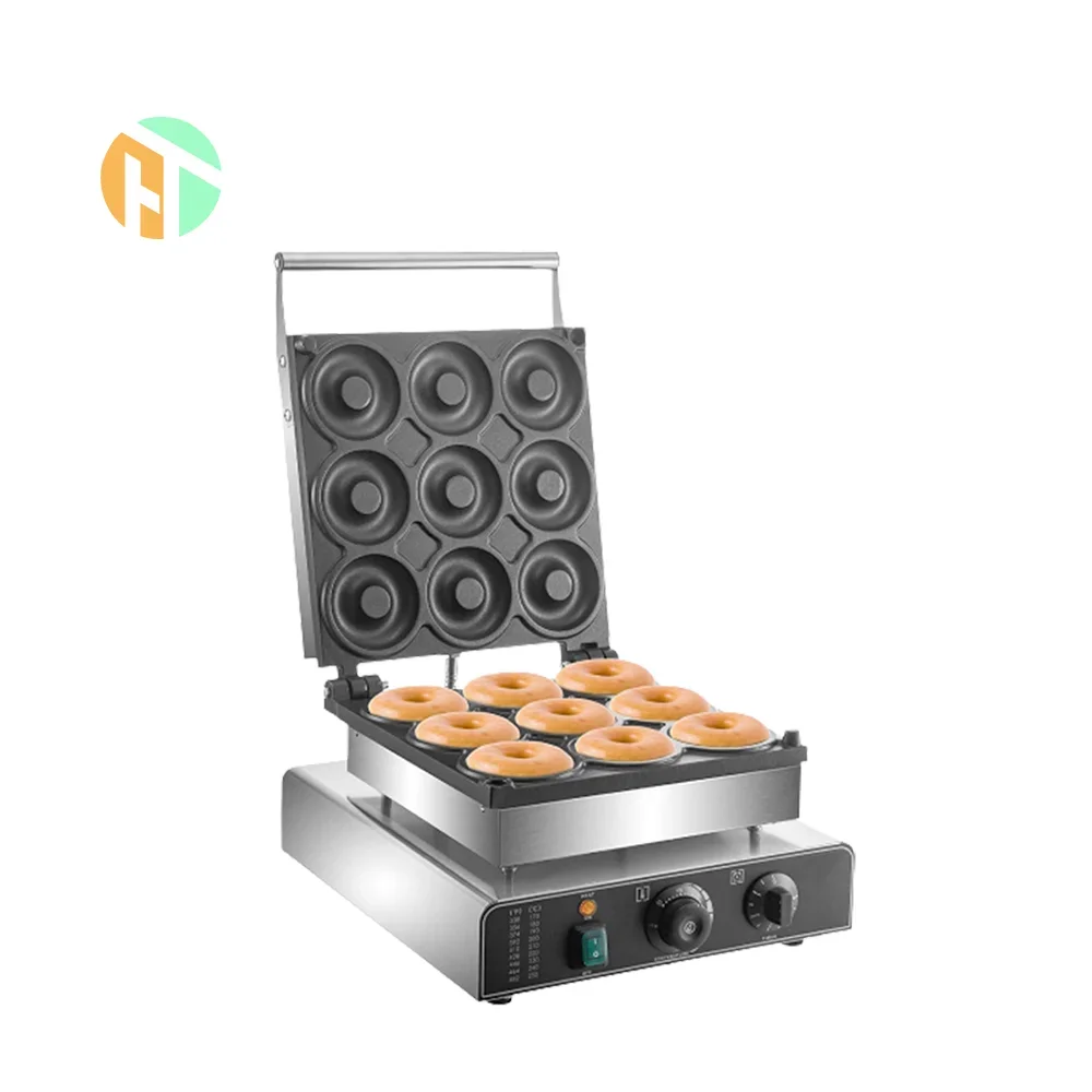 Hot Sale Commercial Snack Equipment Automatic Donut Waffle Baker Mini Donut Maker Machine