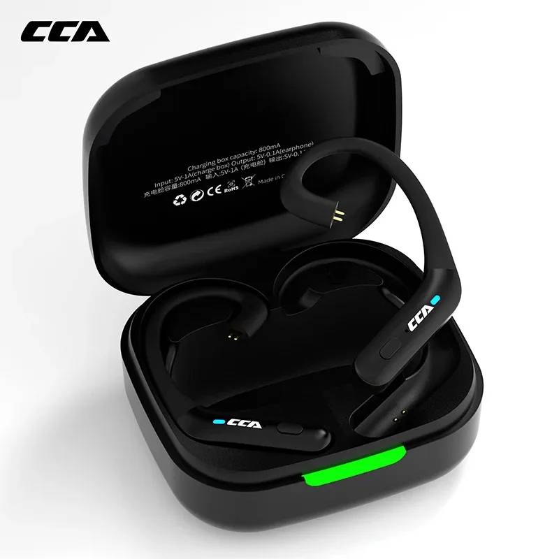 CCA BTX Bluetooth 5.2 QCC3040 Wireless Module for HiFi Earphone 0.75mm 2Pin Connectors Music Mode/Gaming Mode Apt-X Low Latency