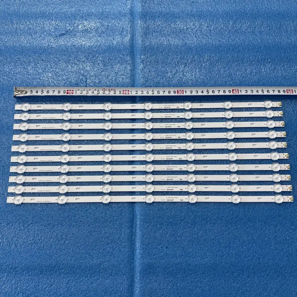 شريط LED لـ JVC SI50FS 50CE1166SR1 LD-50SU8719BS RCA RLDED5098-D-UHD RNSMU5036 LED50B45RQ SQY50LB-7X10