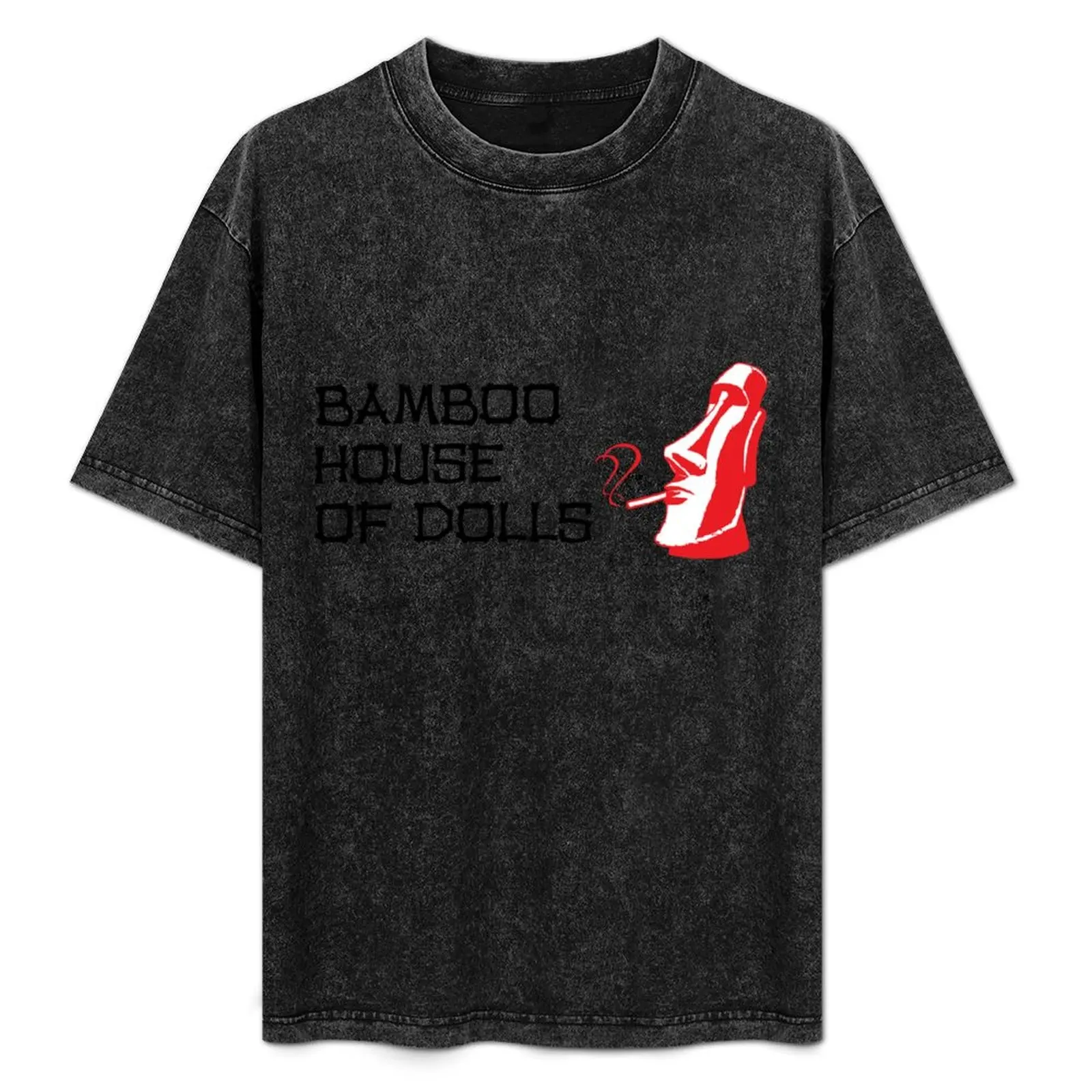 

Bamboo House of Dolls - The Best Punk Tiki Bar in L.A. T-Shirt Simple Print Design T-Shirt