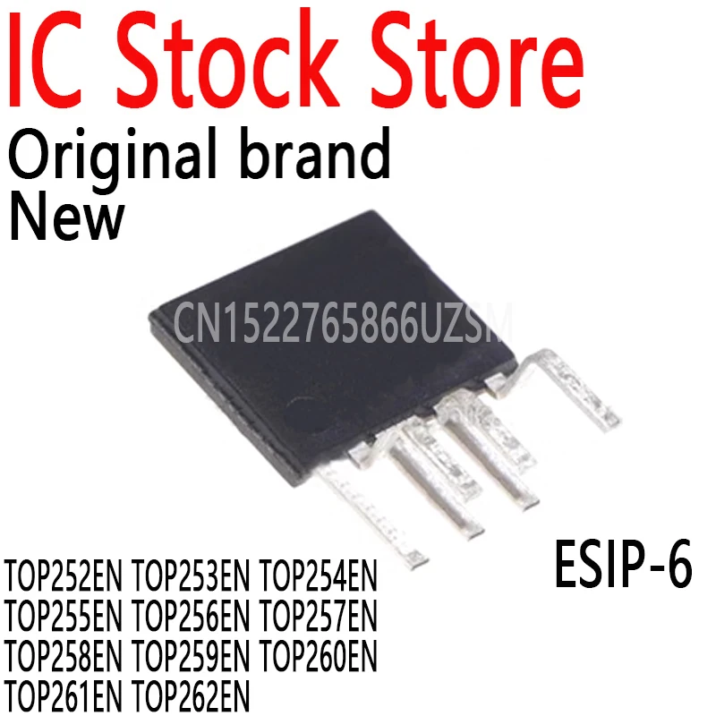 5PCS TOP258 ESIP-6 IC Chip TOP252EN TOP253EN TOP254EN TOP255EN TOP256EN TOP257EN TOP258EN TOP259EN TOP260EN TOP261EN TOP262EN