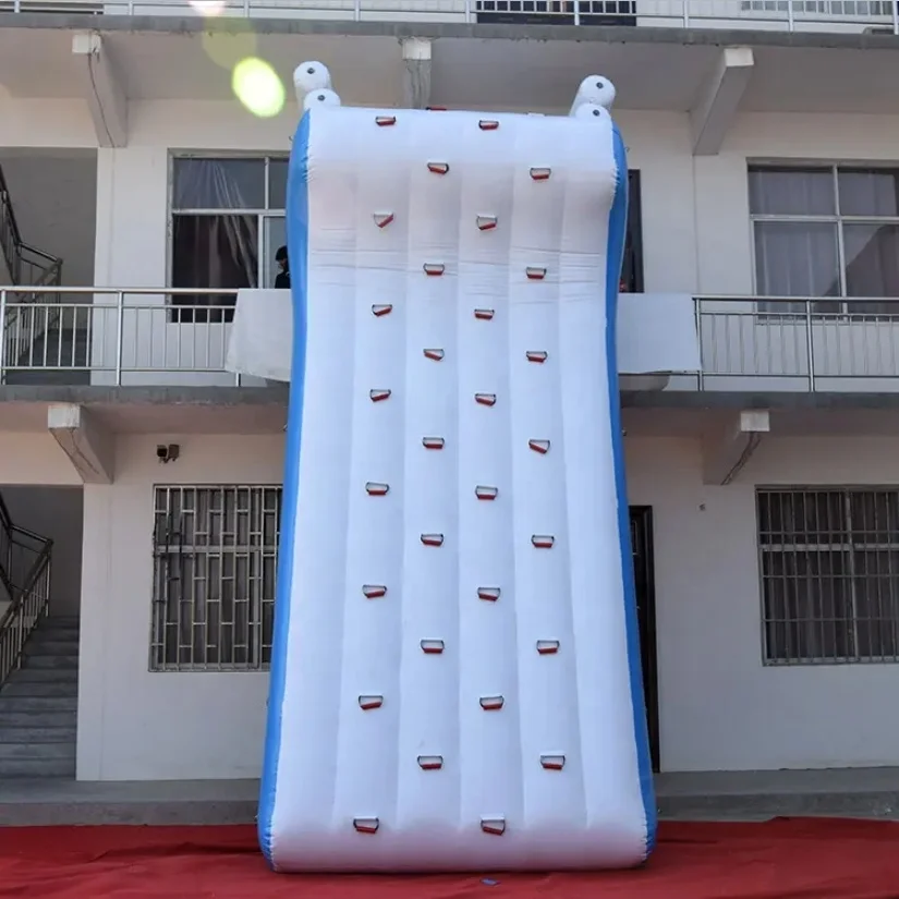 

Outdoors Floating Inflatable Climbing Rock Wall Yacht Inflatable Climbing Wall Inflatable Boat Climbing Wall with Jumping Bag