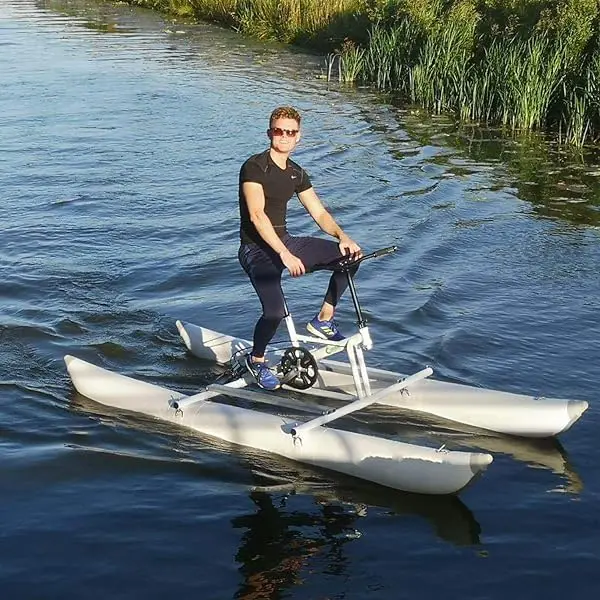 

Надувной водный велосипед для водных видов спорта, портативная яхта-каяк, лодка-велосипед, морской педальный велосипед для аквапарков