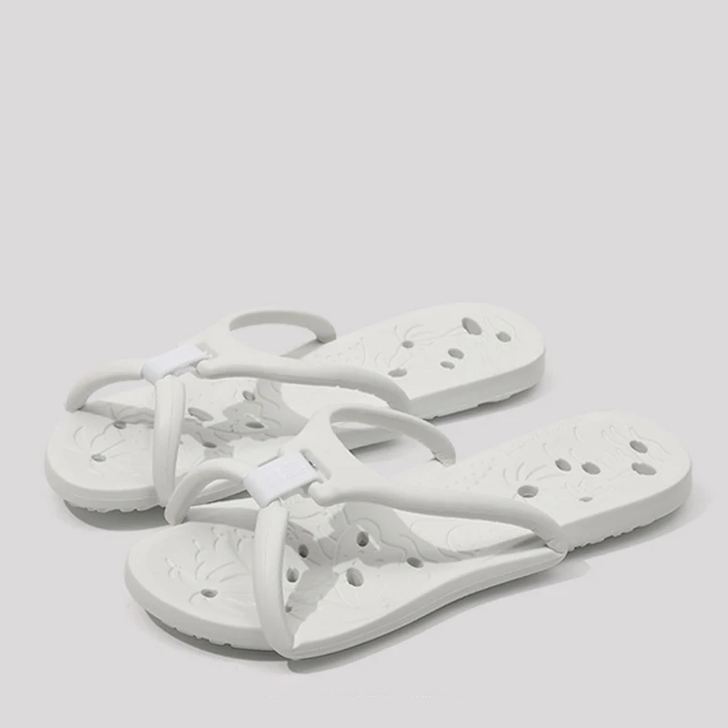 Folding Slippers Trip Travel Portable Slides Women Men Light Home Hotel Salon Homestay Guest Use Sandals Bathing Beach Shoes