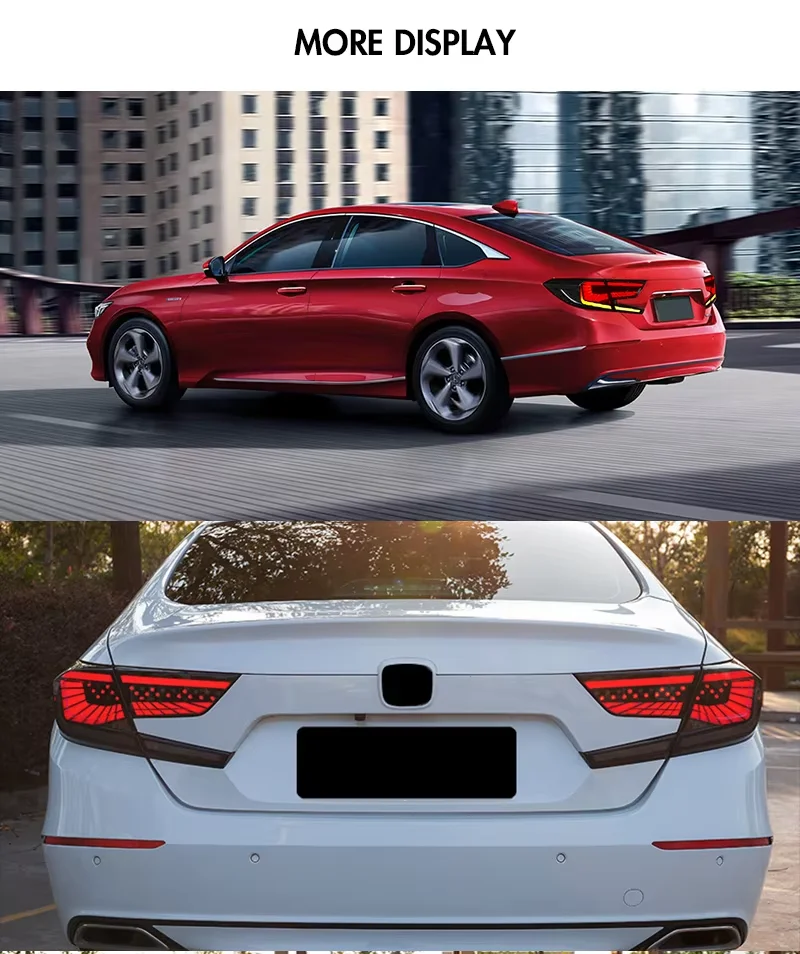 LED Taillights 2017-2024 Car Rear Lamp Headlights Headlamp Tail Light For Honda Accord Inspire 10th 10.5th 11th Gen RGB - Image 5