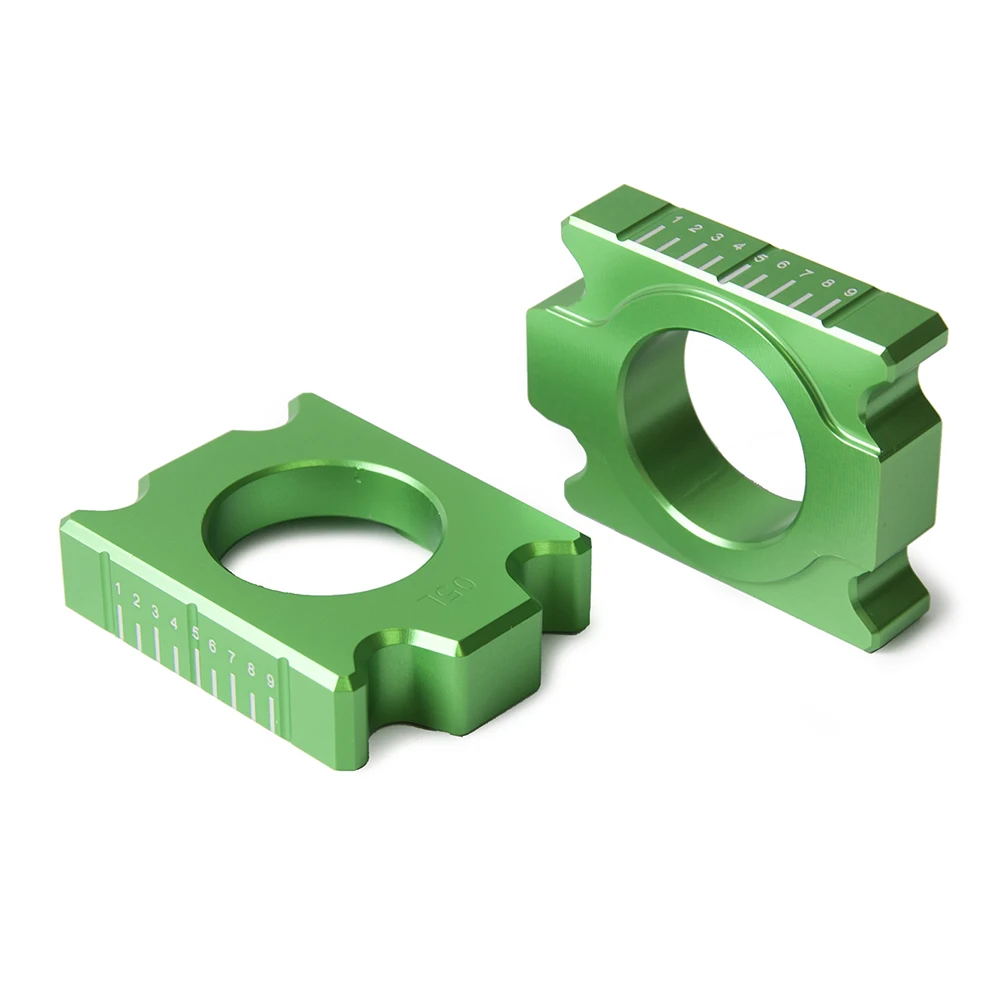 

NICECNC For Suzuki RMZ250 2004-2018 RMZ450 2005-2018 RMX450Z 2010-2017 RMZ 250 450 Motocross Aluminum Rear Axle Blocks Chain