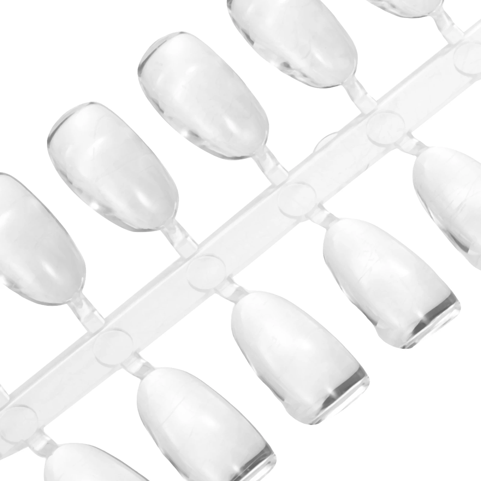 

200pcs Nail Color Display Boards Transparent Durable Practice Tool For Nail Polish Matching Manicure Art Salon Supply