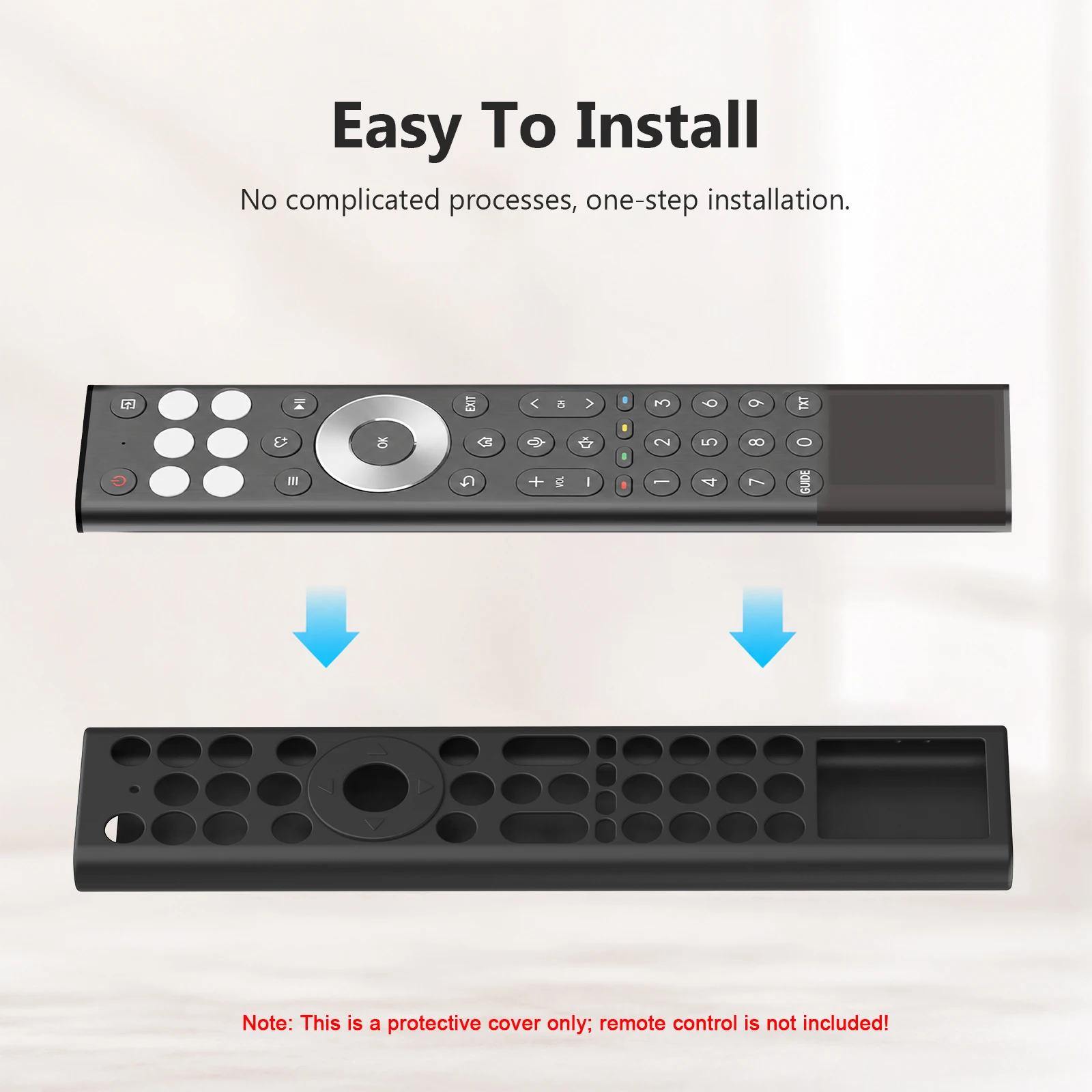 Silicone Protective Case for Hisense ERF6A66 Remote Control Skin Sleeve Anti-Drop Anti-Slip Grip Cover with Lanyard Accessories