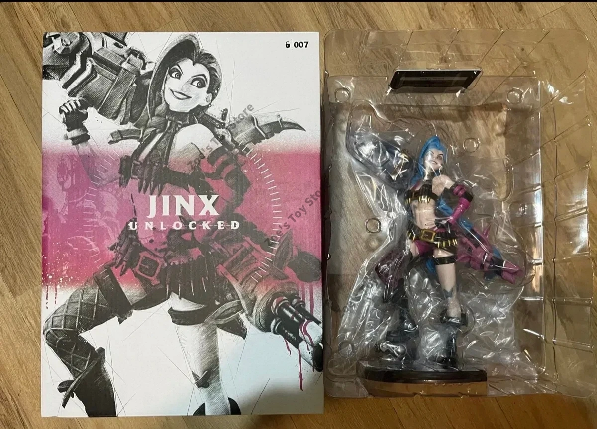 

Inventory: 100% Original LOL Jinx Medium Sculpture Anime Collectible Action Figure Model Limited Edition Gift Toy