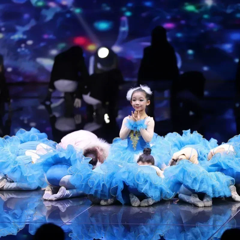 Professional Ballerina บัลเล่ต์ Tutu สําหรับเด็กหญิง Adulto เต้นรําเสื้อผ้าเด็กแพนเค้ก Tutu เครื่องแต่งกายบัลเล่ต์ Leotards ชุดบัลเล่ต์