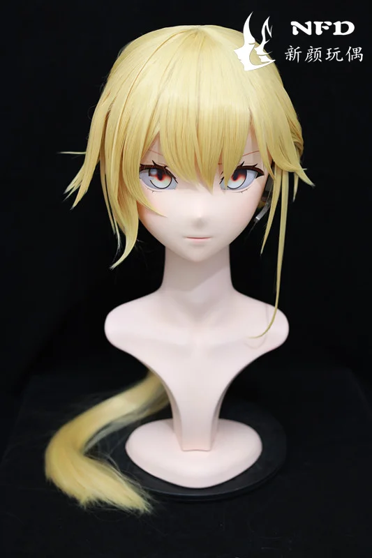 (Black Mamba) Full head super sweet female resin crossdressing BJD Doll kig cosplay kigurumi mask